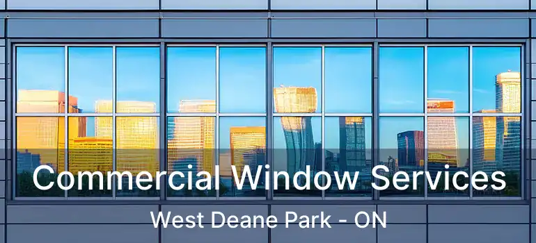  Commercial Window Services West Deane Park - ON