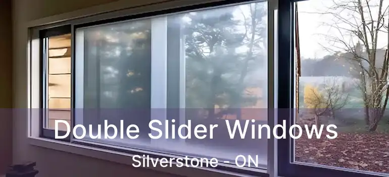  Double Slider Windows Silverstone - ON