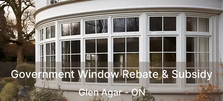  Government Window Rebate & Subsidy Glen Agar - ON