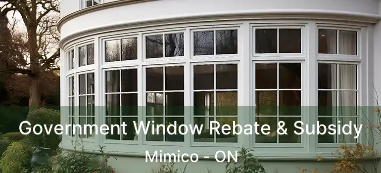  Government Window Rebate & Subsidy Mimico - ON