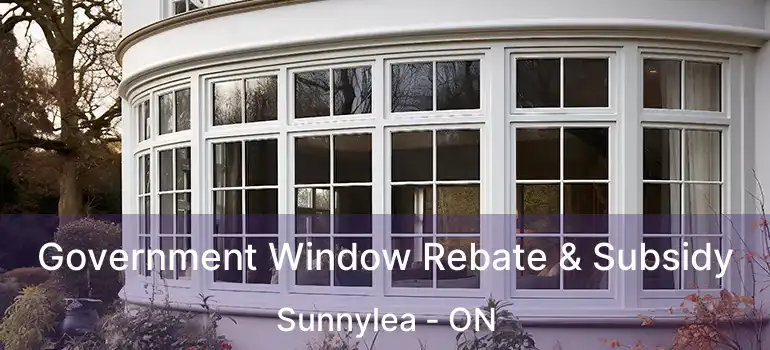  Government Window Rebate & Subsidy Sunnylea - ON