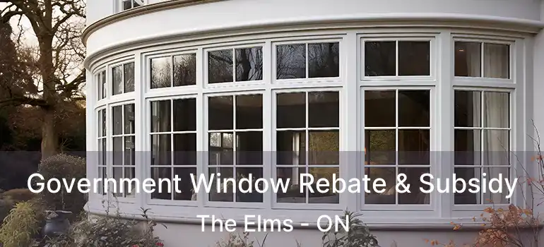  Government Window Rebate & Subsidy The Elms - ON