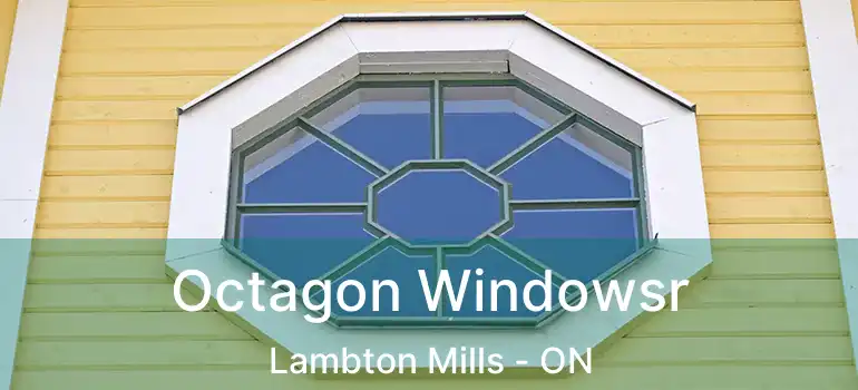  Octagon Windowsr Lambton Mills - ON