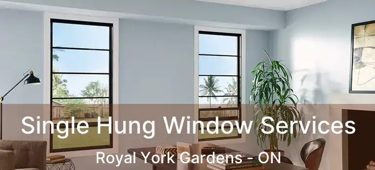  Single Hung Window Services Royal York Gardens - ON